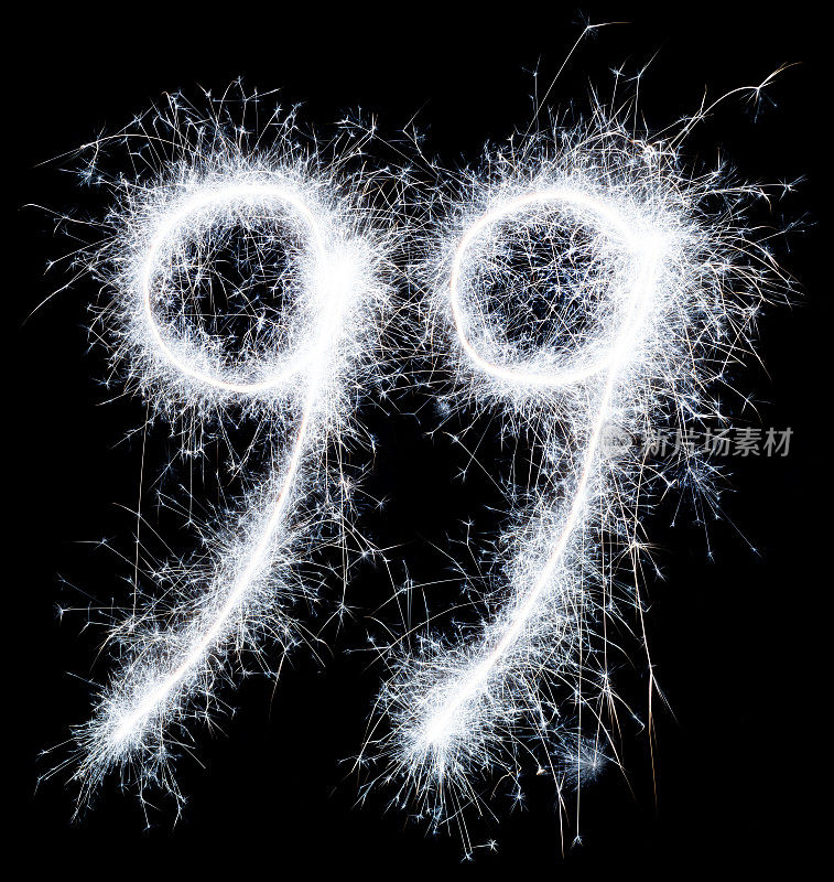 闪亮的庆祝活动第99 99个生日